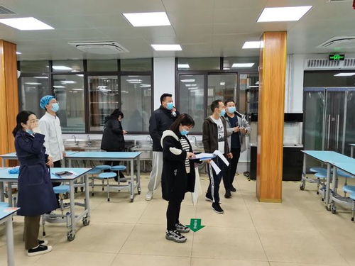 严把食品安全关 确保 舌尖上 的安全 惠济区锦艺实验小学接受2022年春季学校食堂食品安全检查